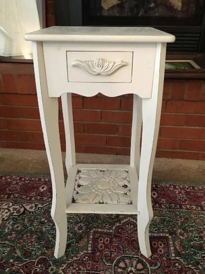 Accent Table/Plant Stand w/Drawer