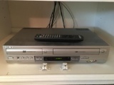 Sony DVD & VHS Player w/Remote