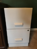 Two Drawer Metal File Cabinet