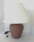 Pottery Lamp w/Shade