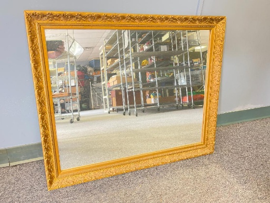 Contemporary Wood Framed Mirror