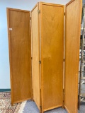4 Panel Wood Folding Screen/Divider