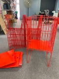 Metal, Folding Storage or Tennis Ball, Metal Racks, 30 Inches Tall, Opening is 15 inches Squares