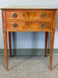 Antique 2 Drawer Side Table by Fine Arts Furniture Co Grand Rapids, MI