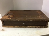 Antique NCR Wooden Cash Register Drawer
