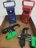 Group of C Clamps & Ski Grabbers