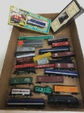 Group of Vintage Scale Model Railroad Cars