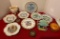 Group of Misc Porcelain Souvenir Plates and More