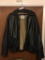 Men's Leather Bomber Coat by Basso