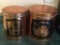2 Piece Cooper Color Metal Canisters