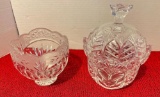 Pair of Glass Candy Dishes