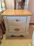 Floral Detail Nightstand