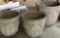 Set of 3 Clay Flower Pots