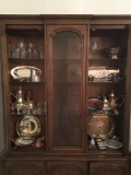 Lot of Glassware and Silver Plate