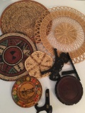 Lot of Woven Trivets and More!