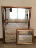 Lot of 2 Decorative Mirrors