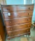 Vintage 5 Drawer Chest of Drawers