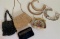 Small Beaded Purse and Decorative Collars as Pictured