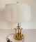 Gold Color Lamp with Stiffel Shade, 21