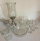 Decorative, Clear Glass Lot as Pictured