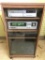 Entertainment Cabinet w/Turn Table, Surround Sound, DVD Player and Receiver