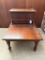 Vintage Solid Cherry End Table w/Two Drawers by Tell City