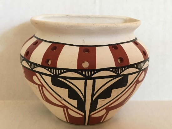 Small Pottery Signed B Toya Jemez