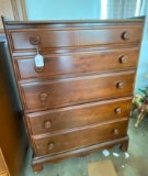 Vintage 5 Drawer Chest of Drawers