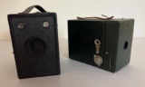 Pair of Vintage Box Cameras, One is Kodak 190 and Other Has D-6 Cadet on Handle, As-IS