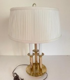 Gold Color Lamp with Stiffel Shade, 21