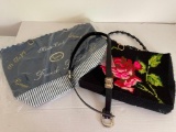 Cross Stitch Purse That Needs Repair, French Riviera Tote and Belt