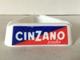 Vintage Cinzano Soda Glass Ashtray