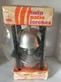 Vintage Twin Patio Torches