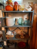 Four Shelves of Halloween Items and More