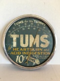 Vintage Metal Tums Temperature Gauge