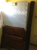 Vintage Twin Bed Frame w/Sterns and Foster Mattress and Box Springs