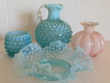 Vintage Colored Glass Lot