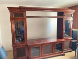 3 Piece Entertainment Center w/Glass Doors