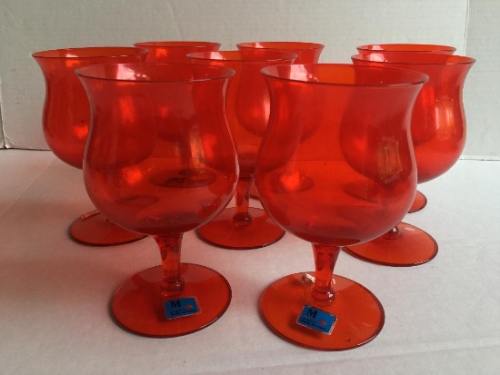 Vintage Morgantown Red Stemware