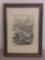 Vintage Framed and Signed Original Sketch 