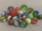 Group of Vintage Marbles of Various Sizes and Colors