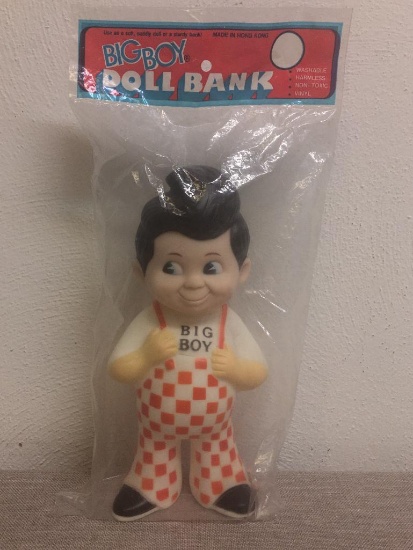 Vintage Plastic Big Boy Doll Bank