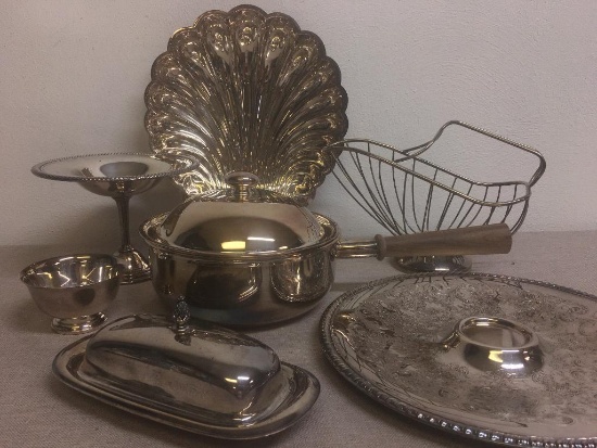 Group of Silver Plate Items