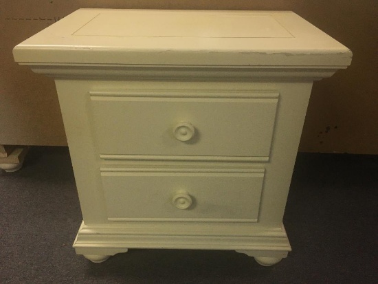 Two Drawer End Table by Broyhill