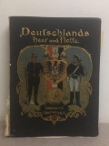 Antique 1899 Deutschlands Heer Und Flotte Germany's Army and Navy Book Dustav Sigel