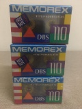 Group of Memorex Cassette Tapes