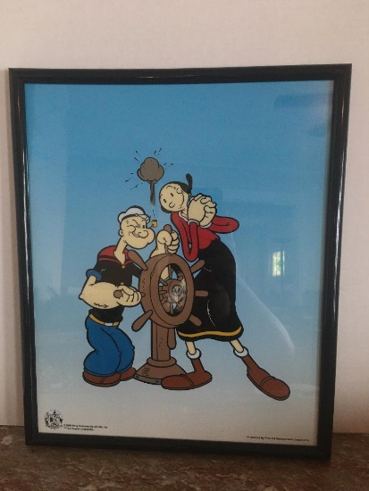 Framed "Popeye and Olive Oil" Print by King Features Syndicate 1999