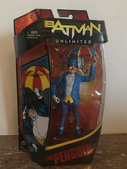 DC Comics Batman Unlimited "The Penguin" Doll. New in Package