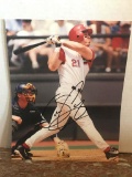 Cincinnati Reds Autographed Photo of Sean Casey 8