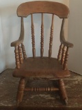 Child's Wooden Rocking Chair